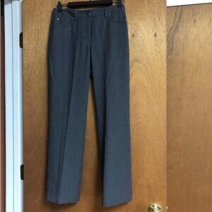 Rafella Women's Button 5 Pocket Pants Gray Sz 4P